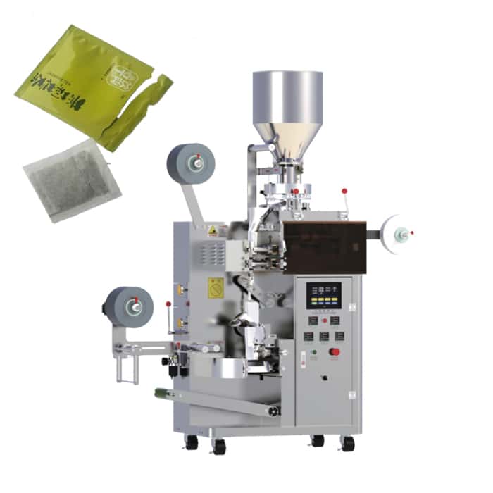 Filter Paper Inner And Outer Sachet Pyramid Triangle Nylon Tea Bag Packing Machine