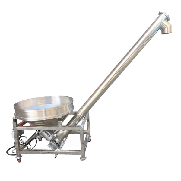 Stainless steel screw feeder machine with auger hopper